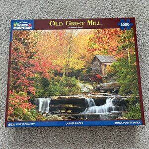 White Mountain "Old Grist Mill" 1000 Piece Puzzle